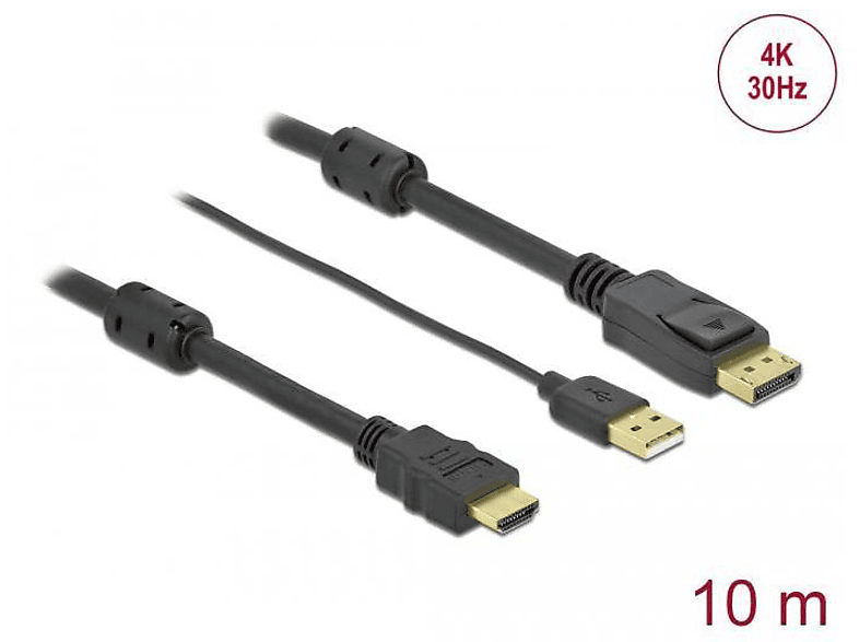 DELOCK 85968 HDMI Kabel, Schwarz | HDMI Kabel
