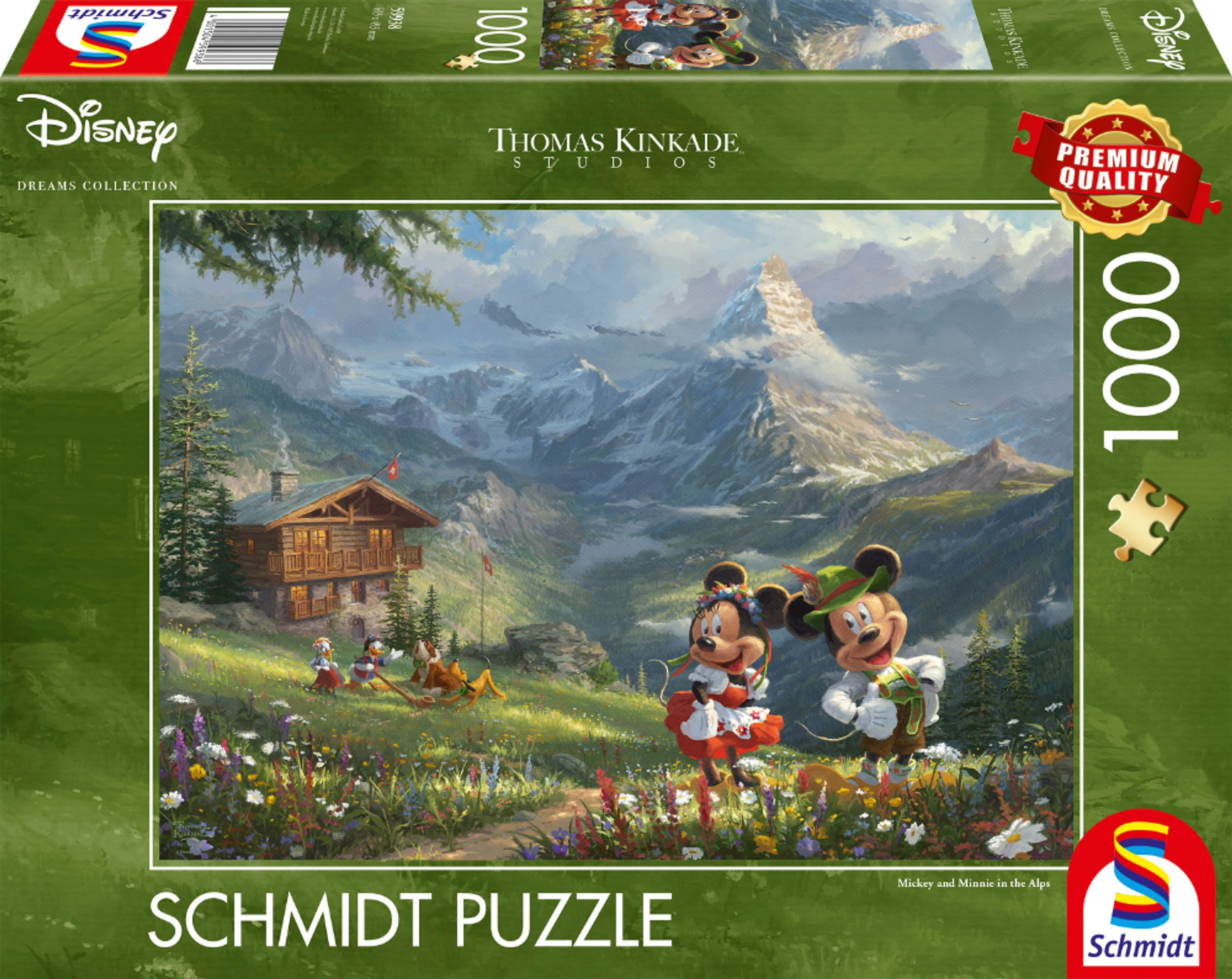 Mickey SPIELE SCHMIDT den Minnie Alpen & in Puzzle
