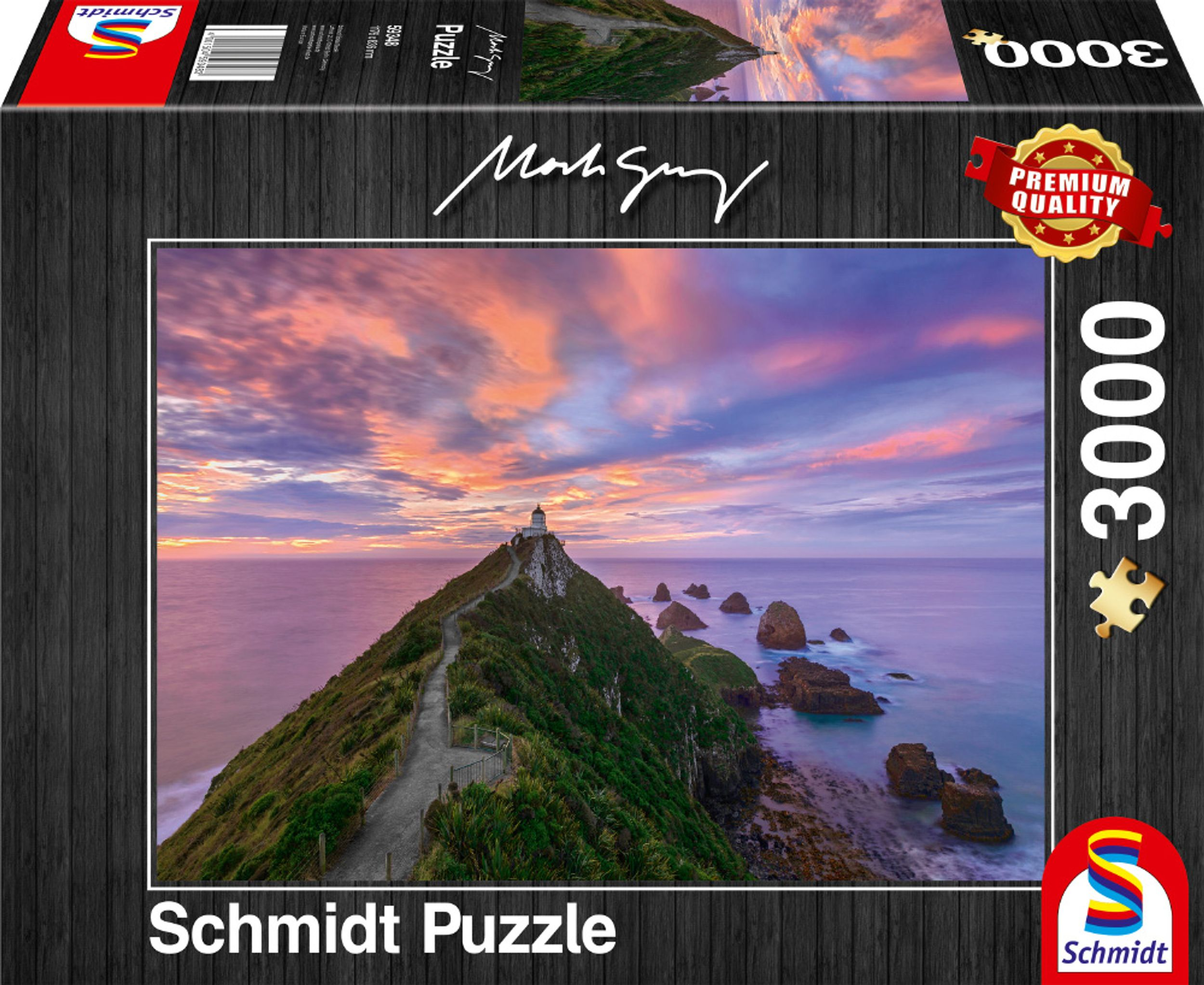 SCHMIDT SPIELE 3000 Nugget Teile Point Puzzle Lighthouse Puzzle