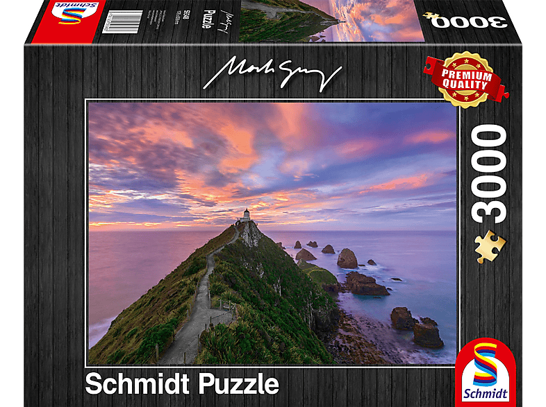 SCHMIDT SPIELE Nugget Point Lighthouse Puzzle 3000 Teile Puzzle | ab 2000 Teile