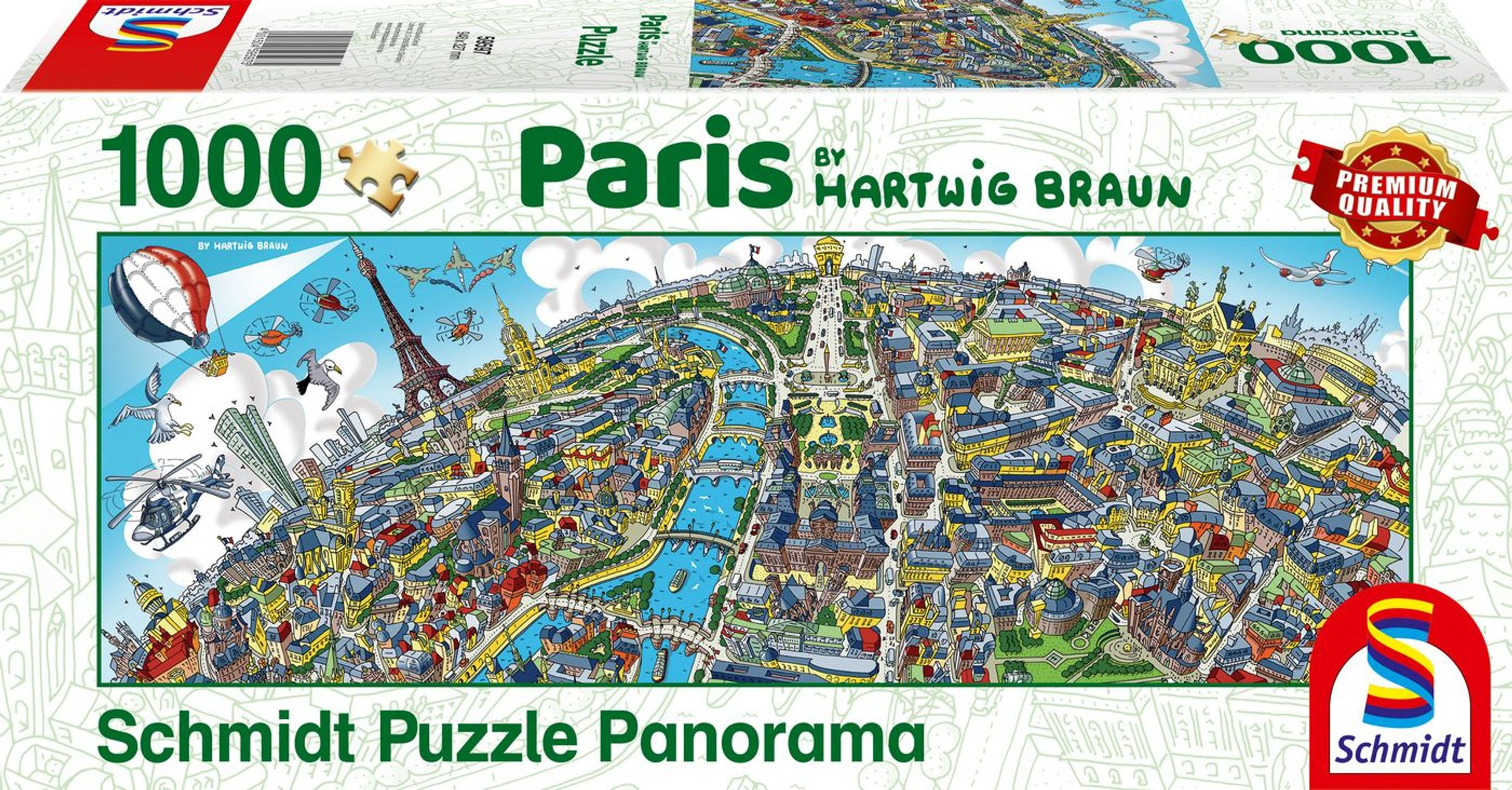 SCHMIDT SPIELE Stadtbild Puzzle Paris