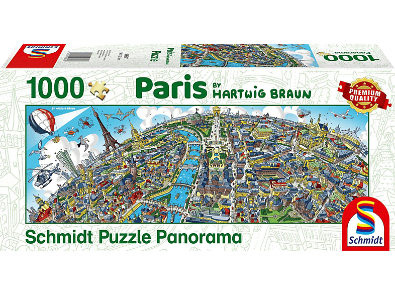 SCHMIDT SPIELE Stadtbild Puzzle Paris