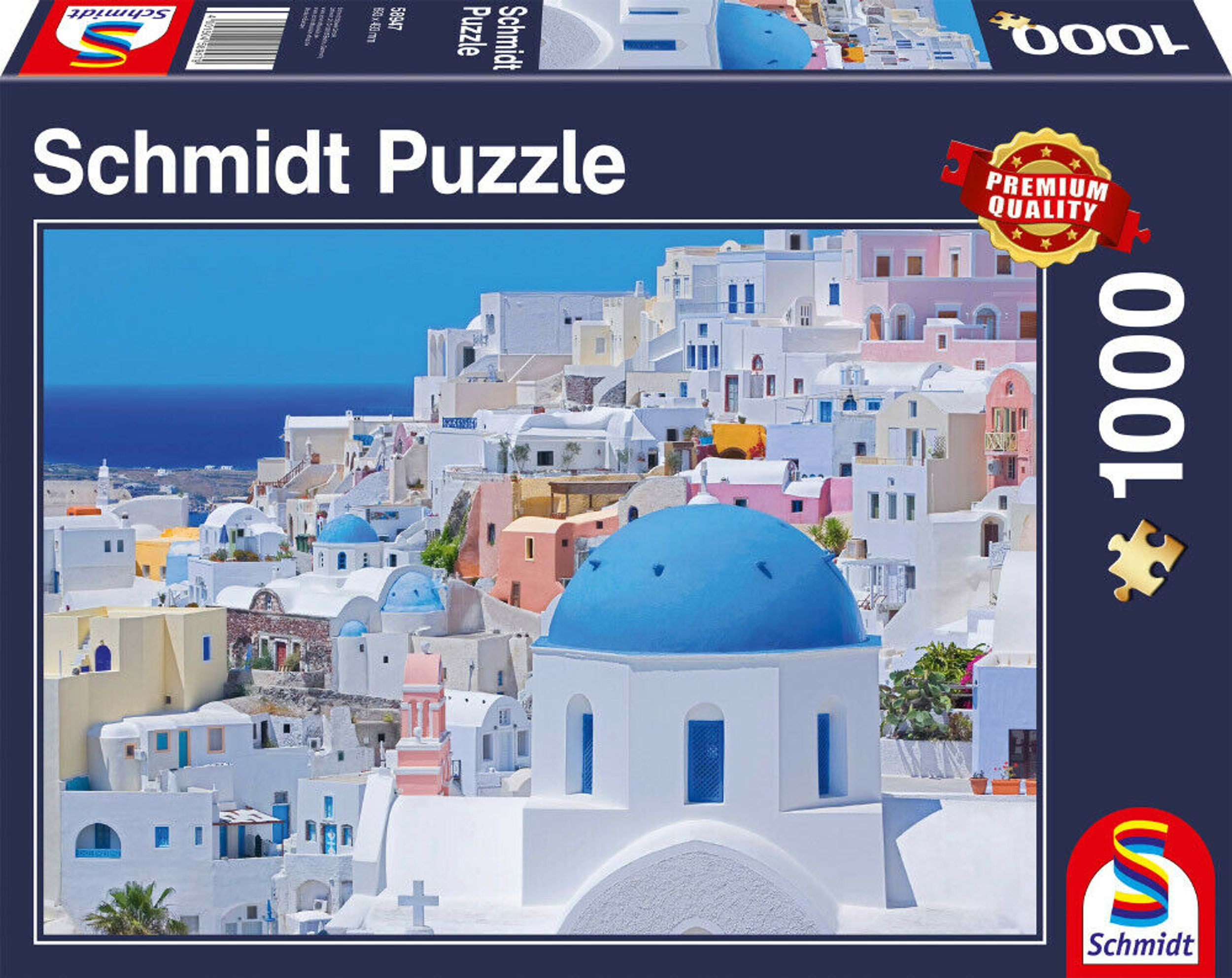 Santorini Kykladische SPIELE Puzzle Inseln SCHMIDT