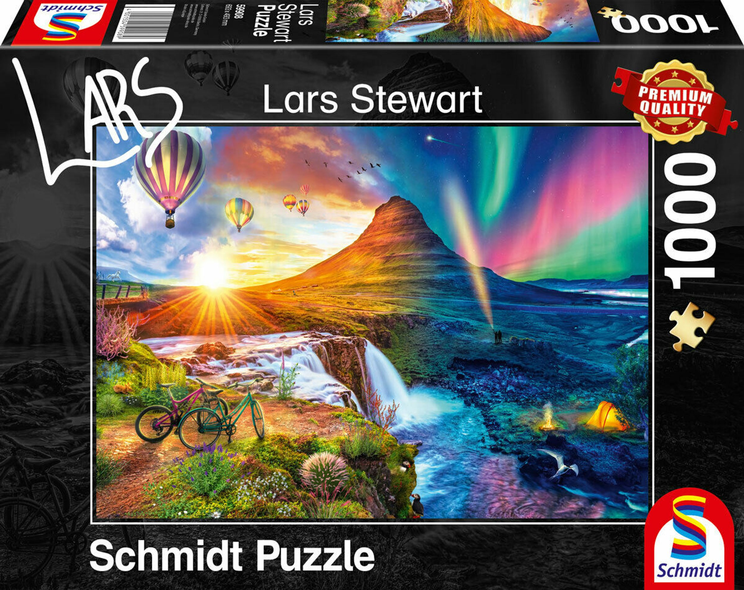 SCHMIDT SPIELE Island Night Day Puzzle and