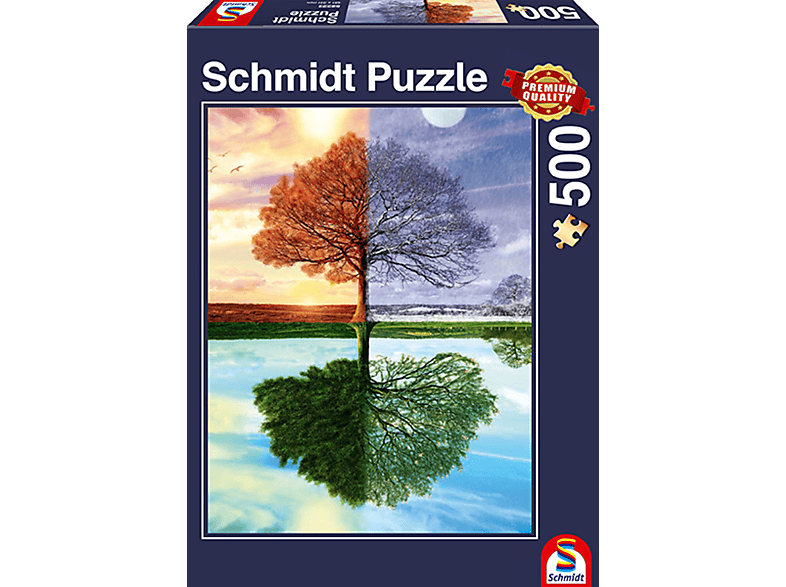 SPIELE Puzzle Jahreszeiten Baum SCHMIDT
