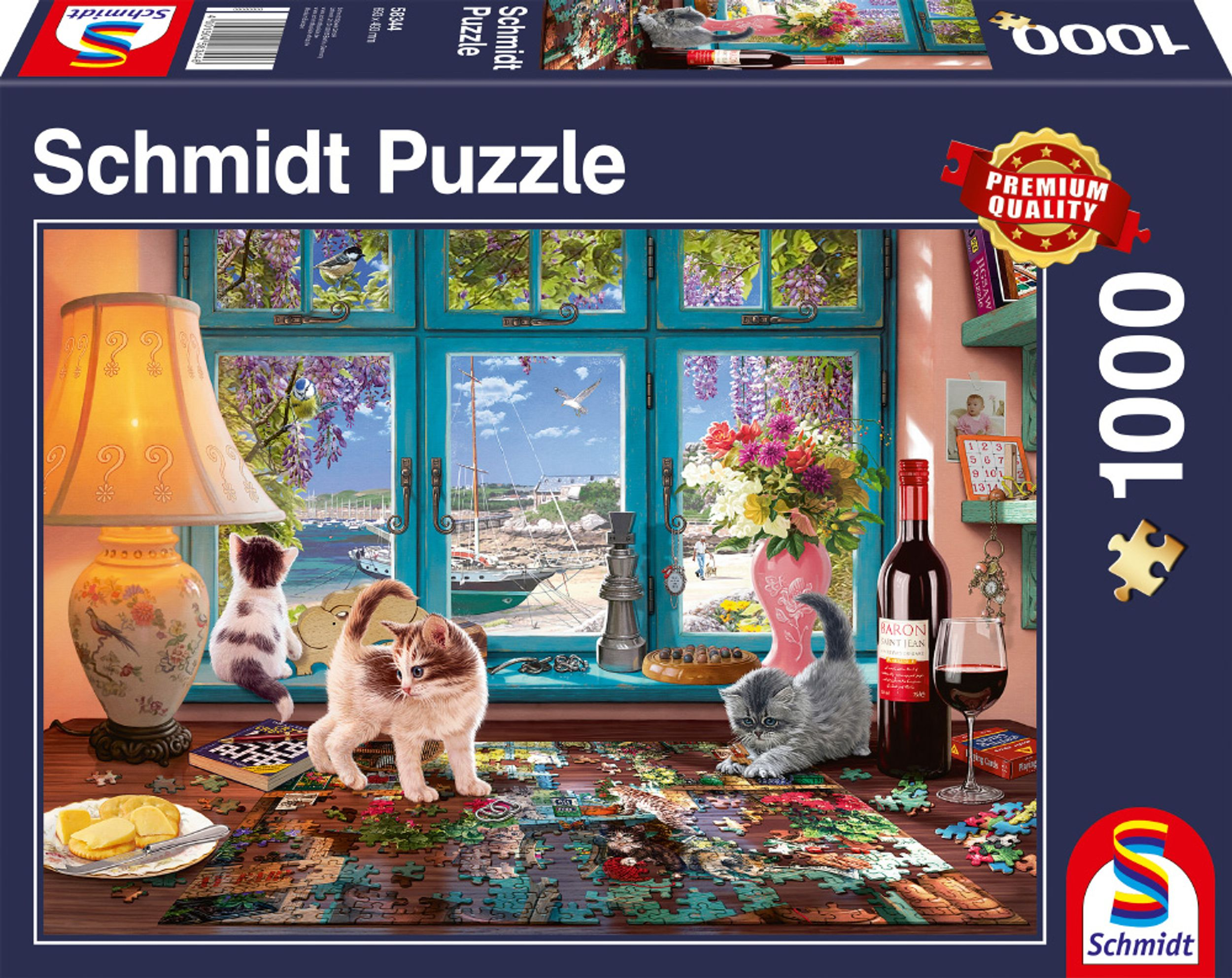 Am Puzzletisch SPIELE SCHMIDT Puzzle