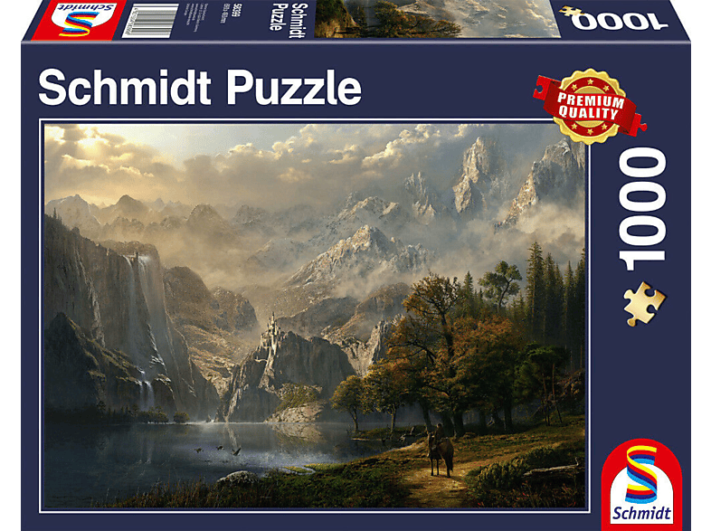 SPIELE 1000 Puzzle mit - Puzzle Idylle SCHMIDT Wasserfall Teile