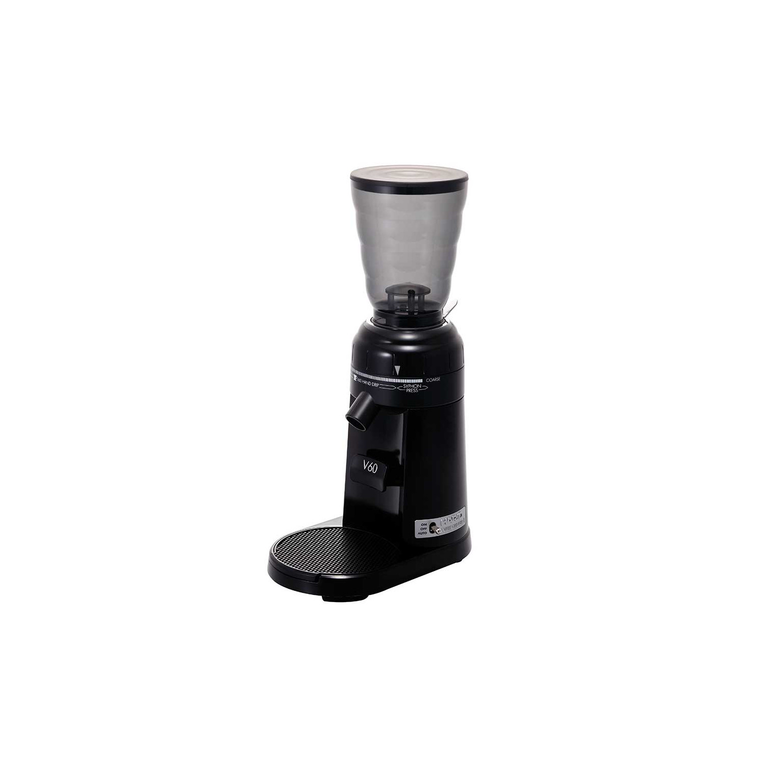 Kaffeemühle V60 Edelstahlmahlwerk) HARIO Black, Elektrische