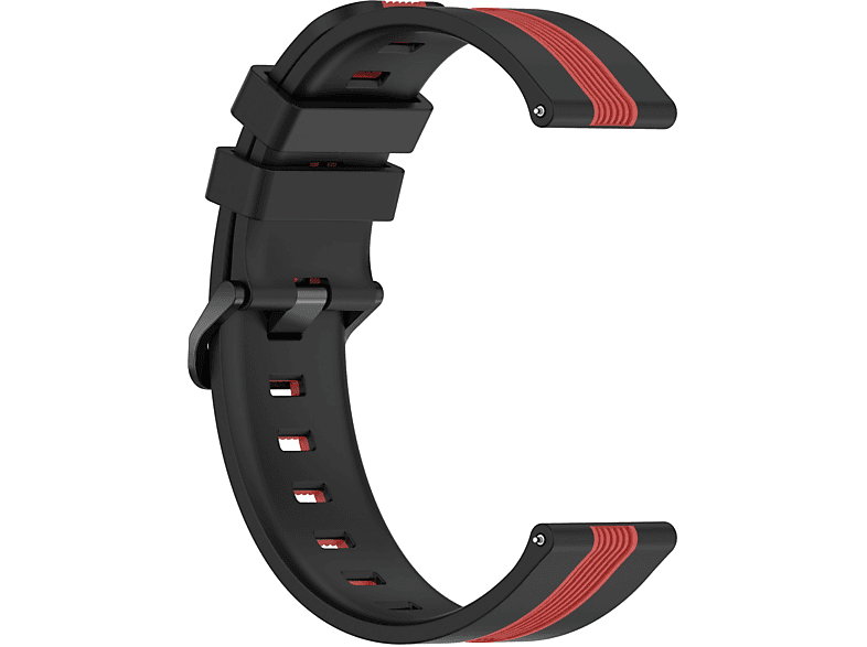 INF Silikonarmband, Ersatzarmband, Samsung, Galaxy Watch 5 / Watch 5 pro, Rot