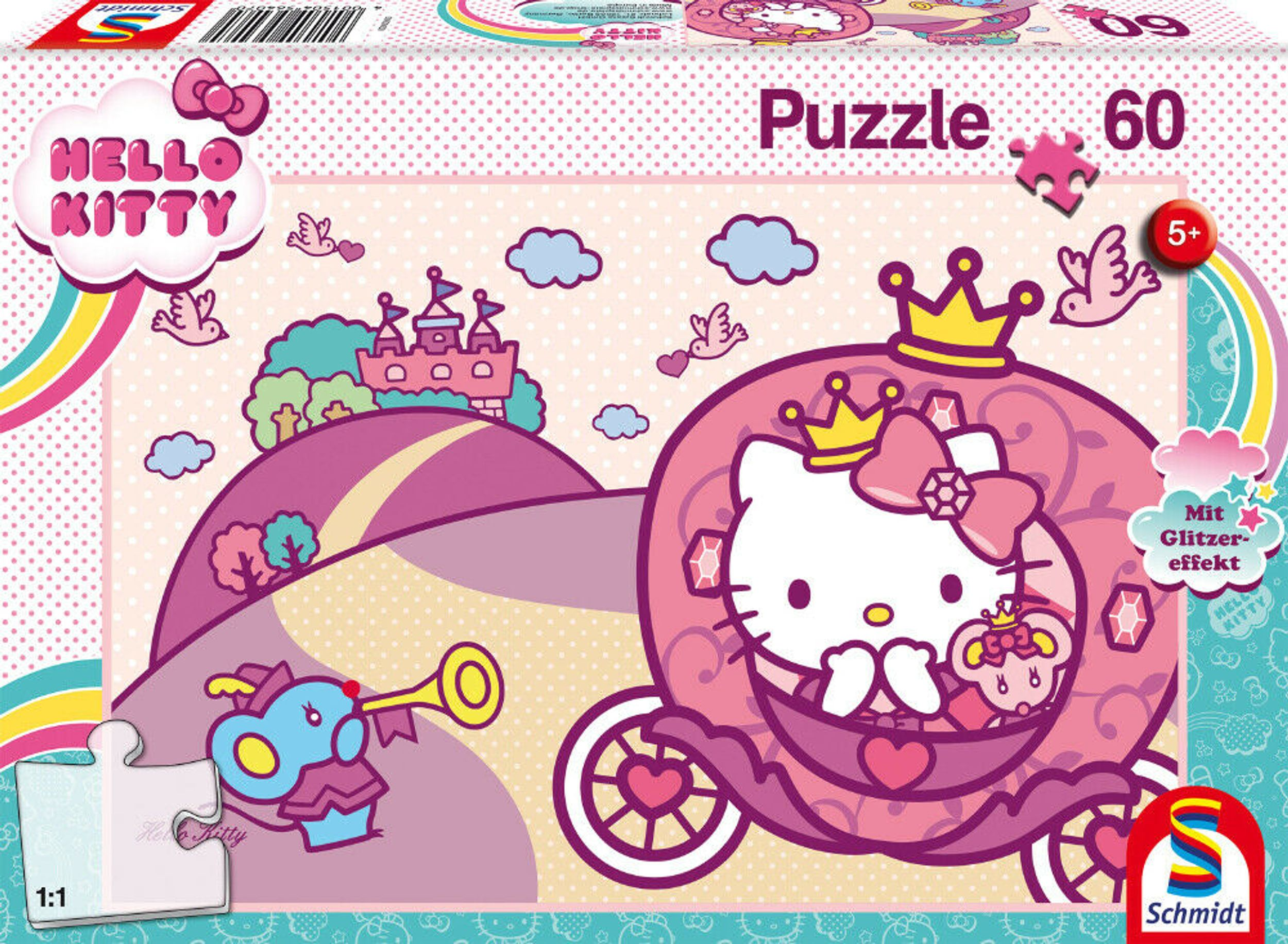 Prinzessin SPIELE Kitty Puzzle SCHMIDT