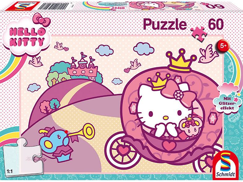 Prinzessin SPIELE Kitty Puzzle SCHMIDT