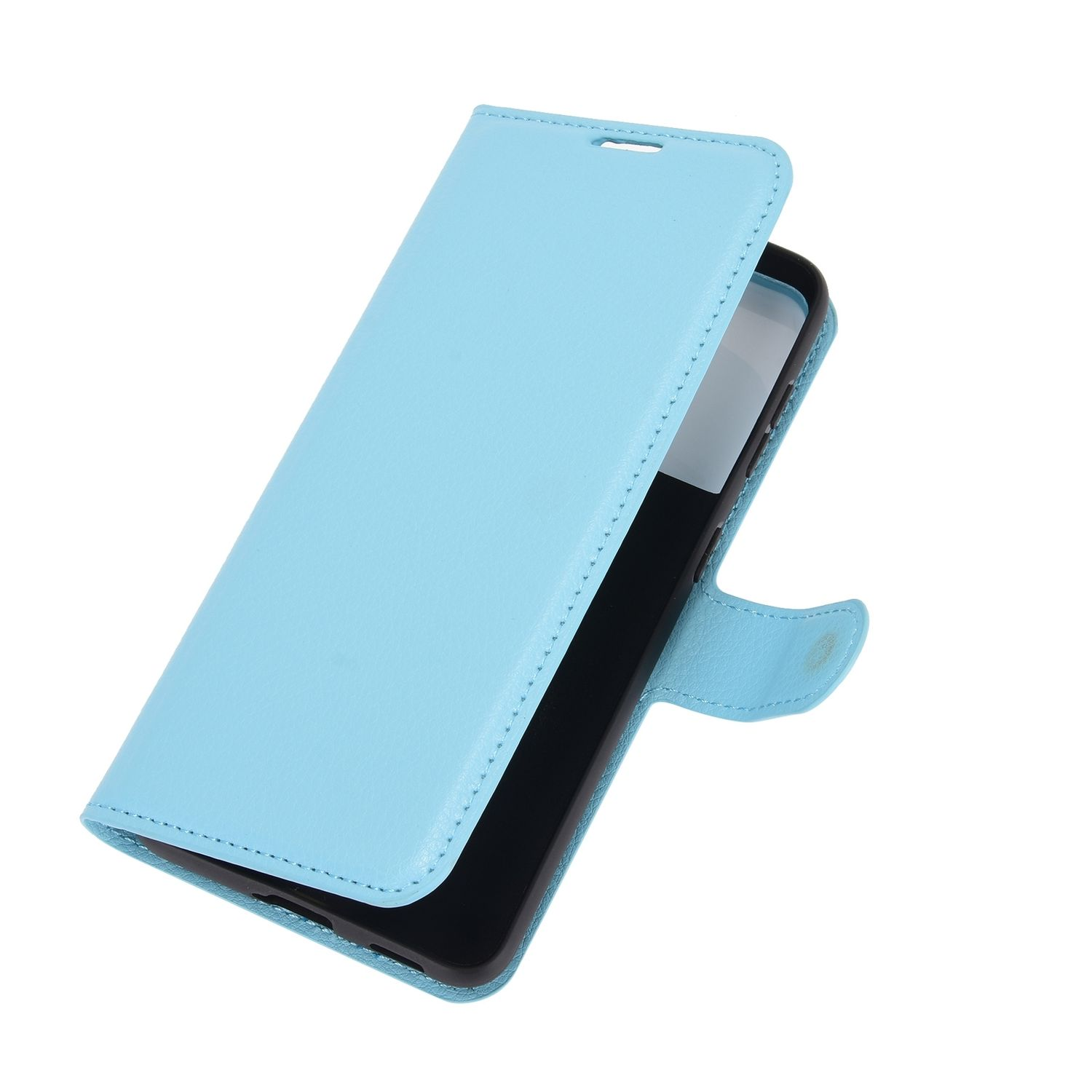 KÖNIG DESIGN Book Case, Bookcover, Samsung, S21 Galaxy Blau Plus