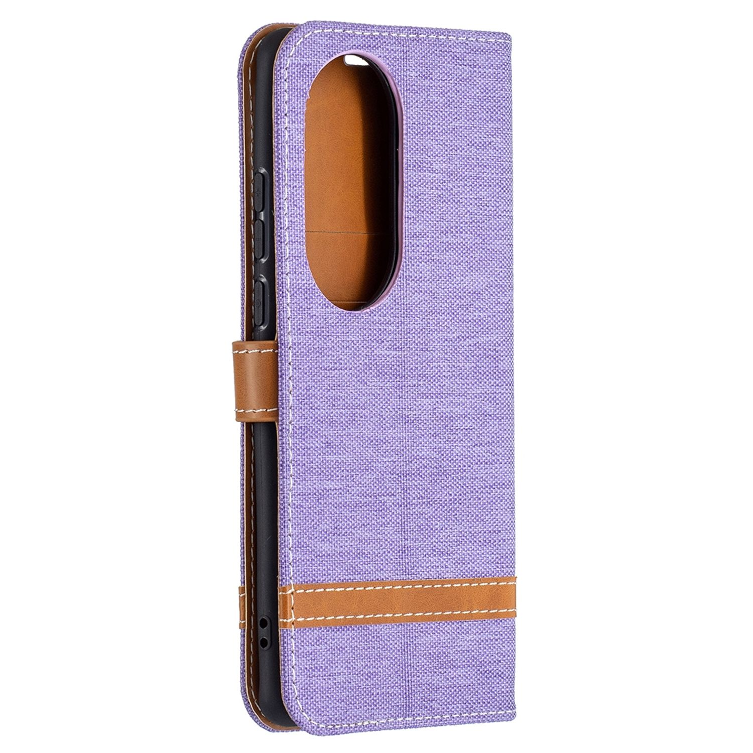 KÖNIG Pro, DESIGN Violett P50 Case, Huawei, Bookcover, Book