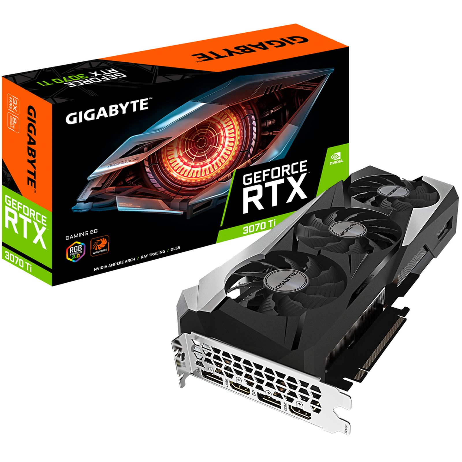 GIGABYTE GeForce RTX Grafikkarte) (NVIDIA, 3070 8G GAMING Ti