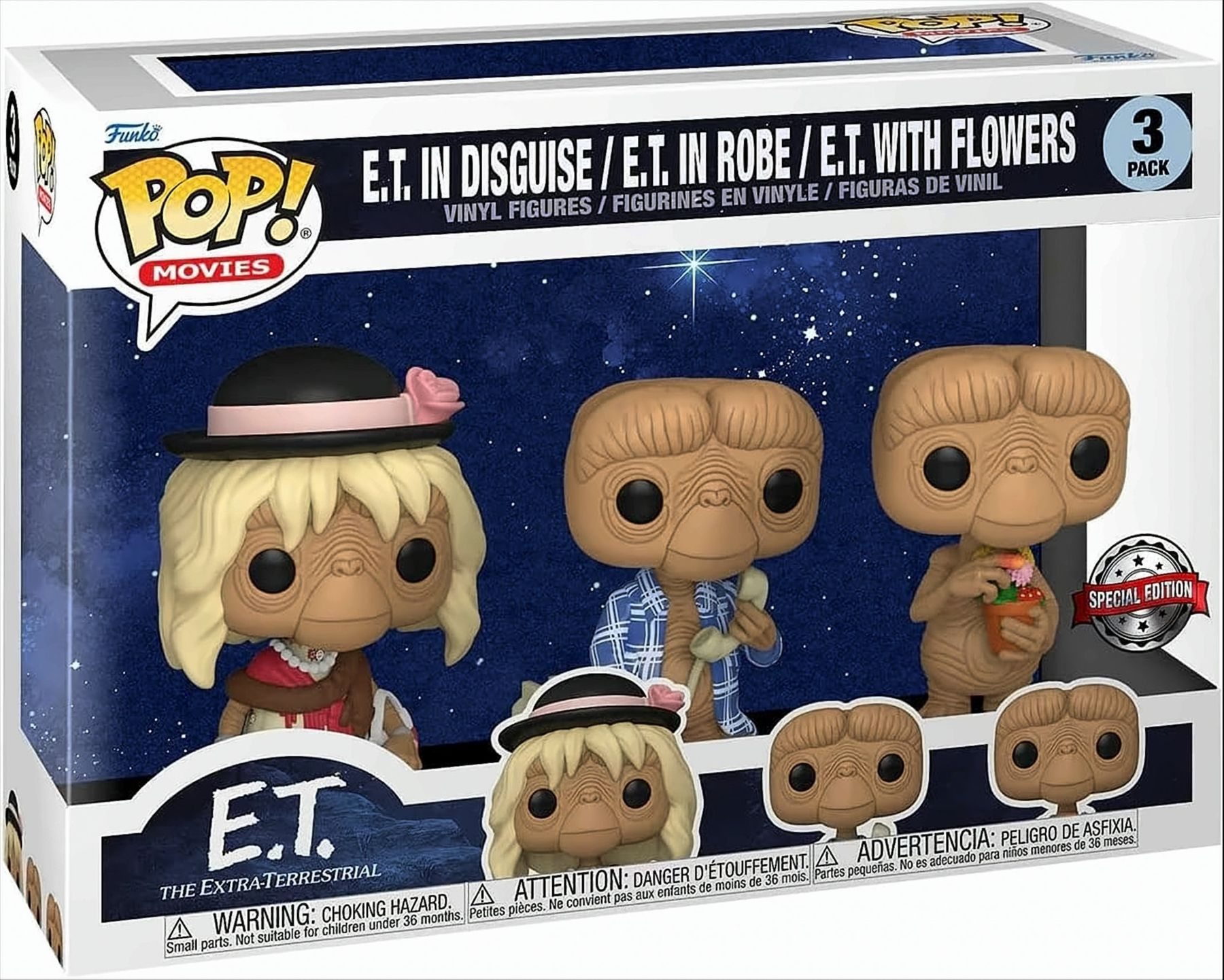 POP - E.T. 40th Anniversary Pack - 3er E.T