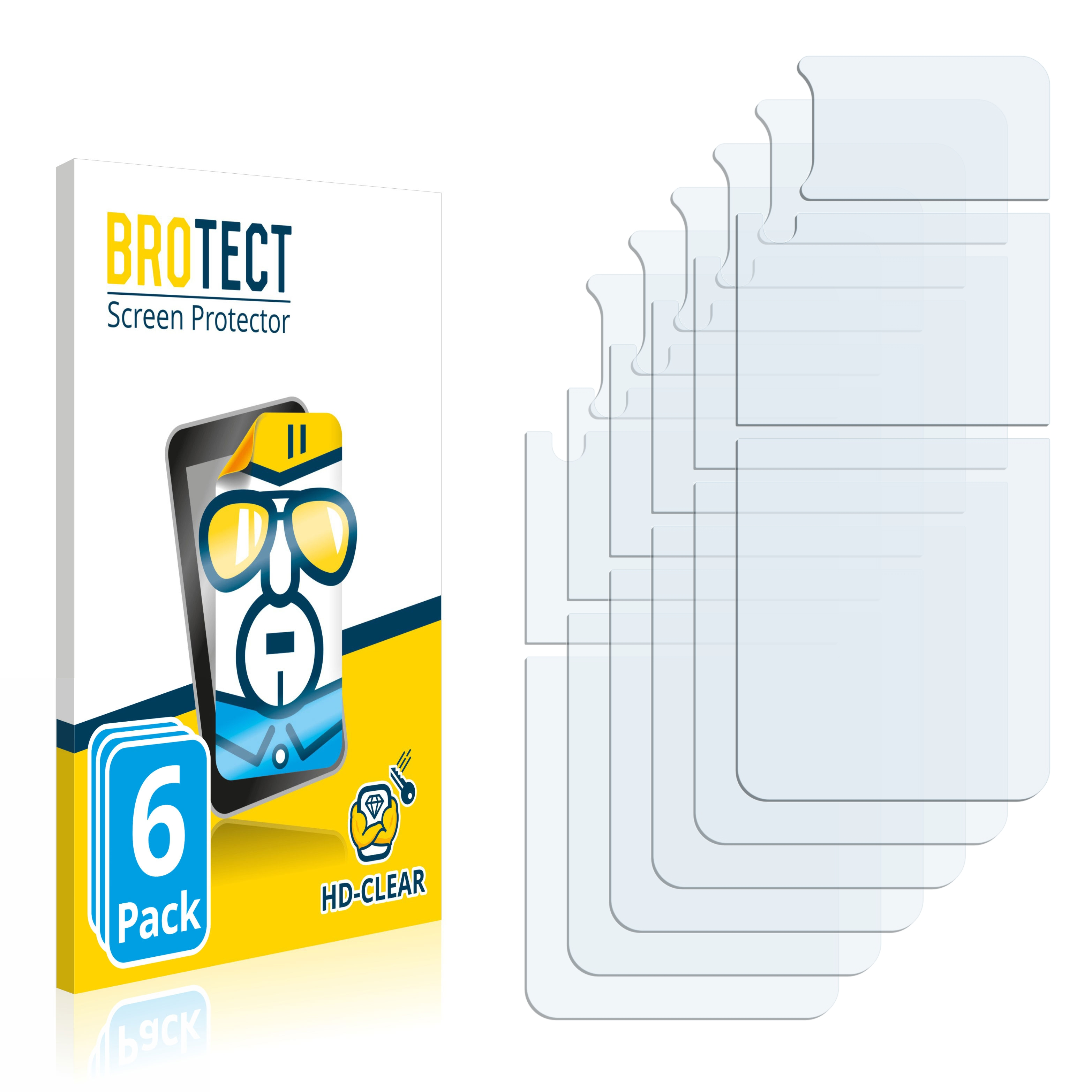 BROTECT 6x 4) Flip Z Galaxy Samsung Schutzfolie(für klare