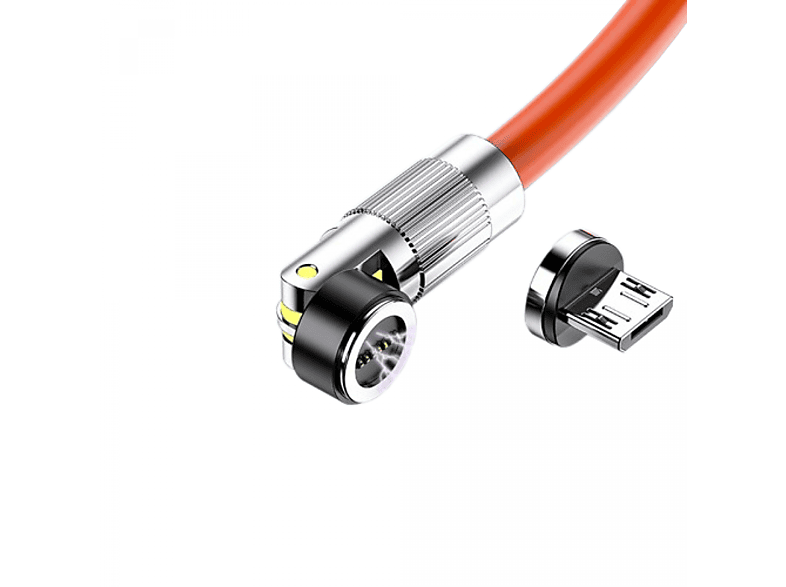 INF Ladekabel Micro-USB Schnellladen 540° drehbares Ladekabel Magnetisches