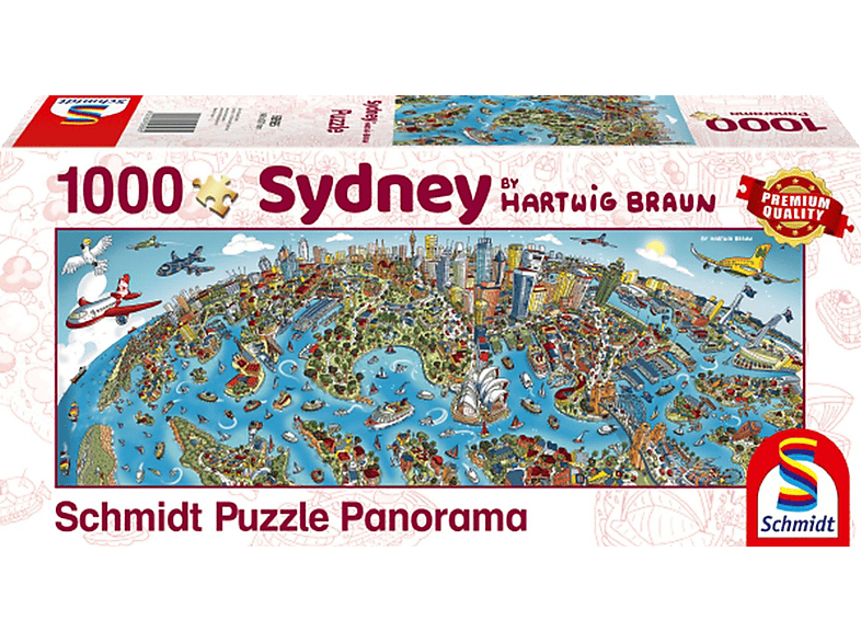 SCHMIDT SPIELE Stadtbild Sidney Puzzle
