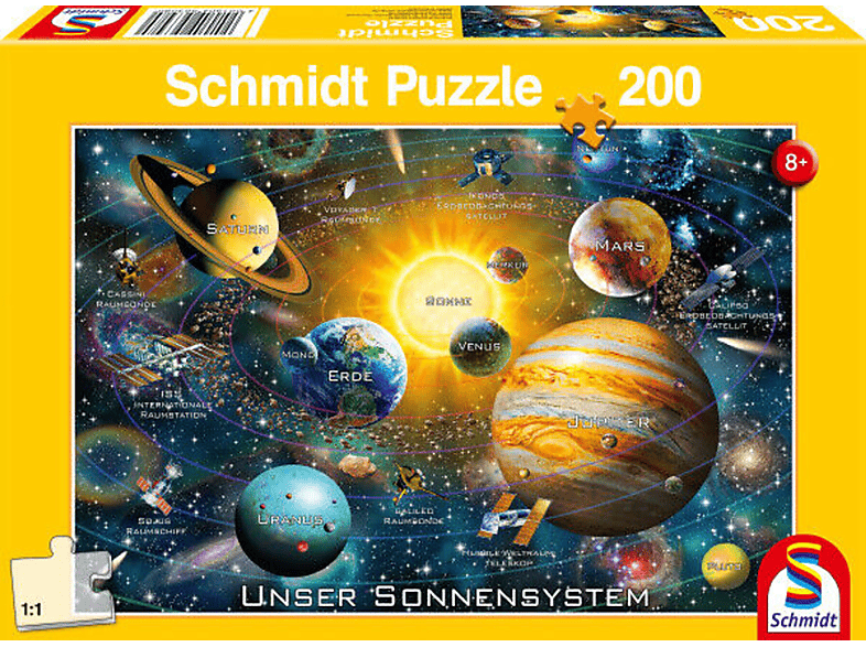 SCHMIDT Sonnensystem Puzzle Unser SPIELE
