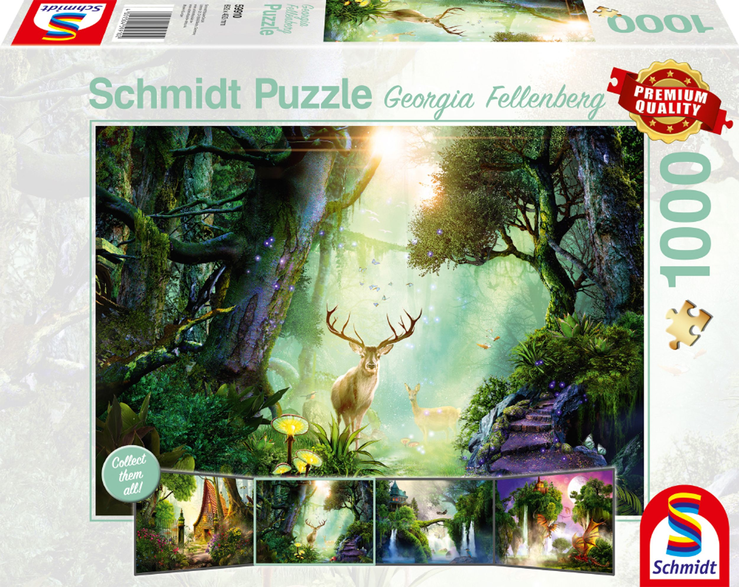 im Wald Puzzle SCHMIDT Rehe SPIELE