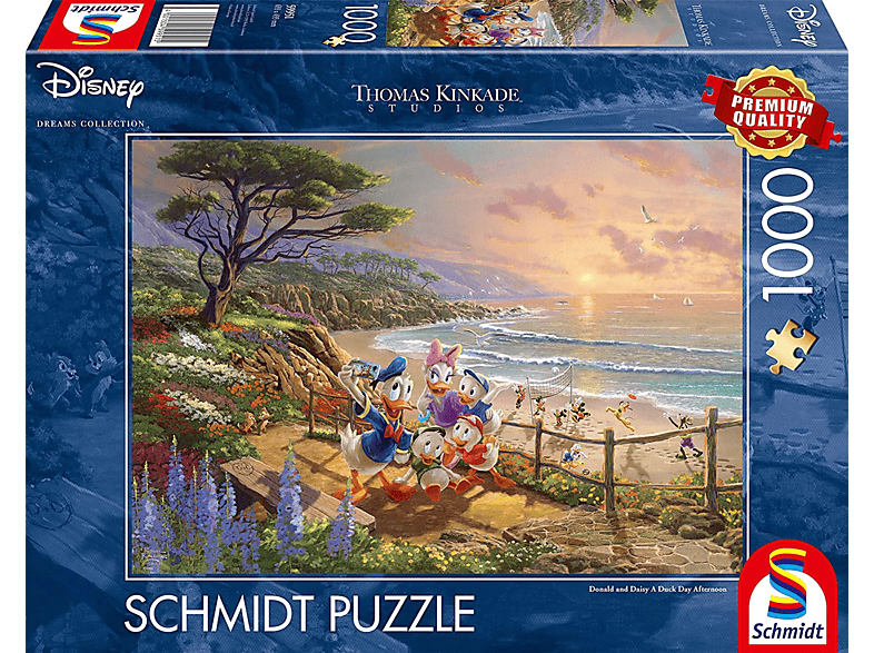 SCHMIDT SPIELE Donald und Daisy am Strand Puzzle