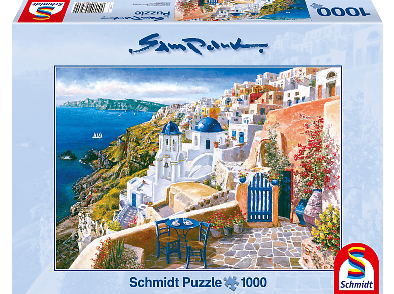 SCHMIDT SPIELE Blick von Santorin Puzzle