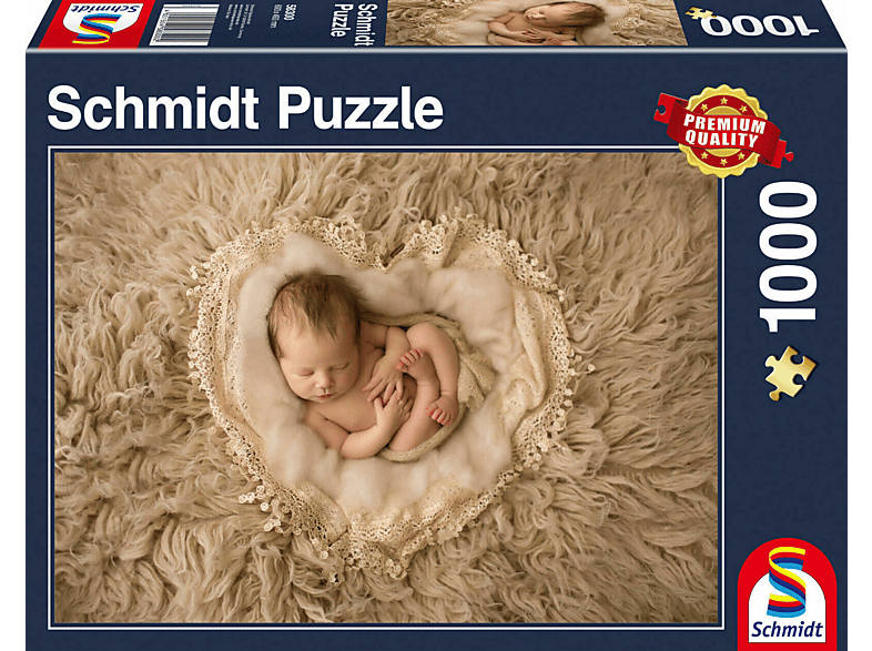 SCHMIDT SPIELE Herzchen Baby Puzzle | bis 1000 Teile