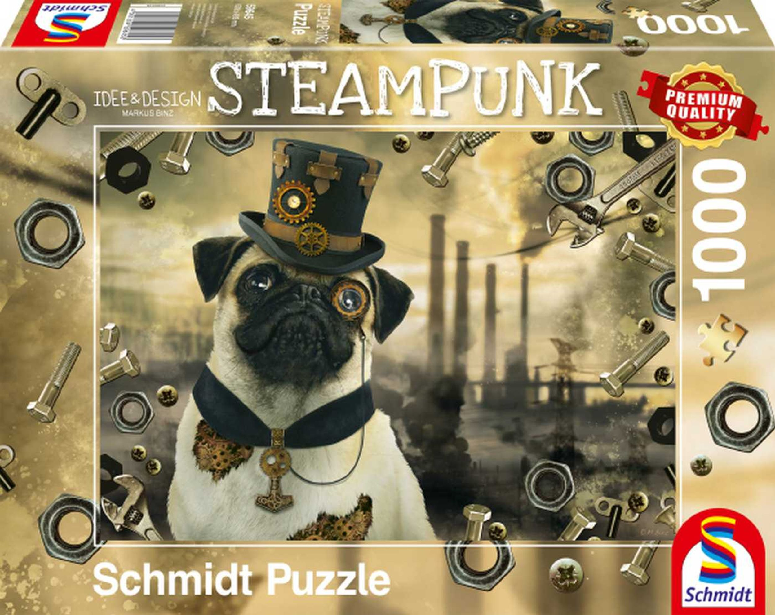 SCHMIDT SPIELE Steampunk Hund - Puzzle Binz Markus