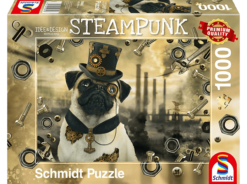 SCHMIDT SPIELE Markus Steampunk - Hund Puzzle Binz