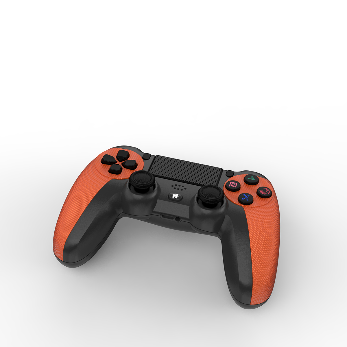 KINSI Gamepad, Bluetooth PS4 Vitalität Gamepad, Orange, Orange Wireless für Vitalität Controller, Controller