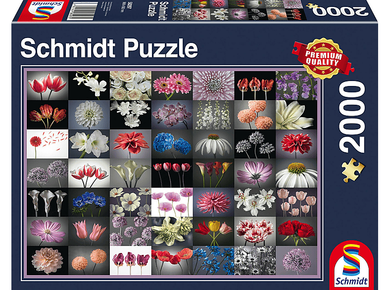 SCHMIDT SPIELE puzzle Bloemengroet Karton 1000 Teile Puzzle