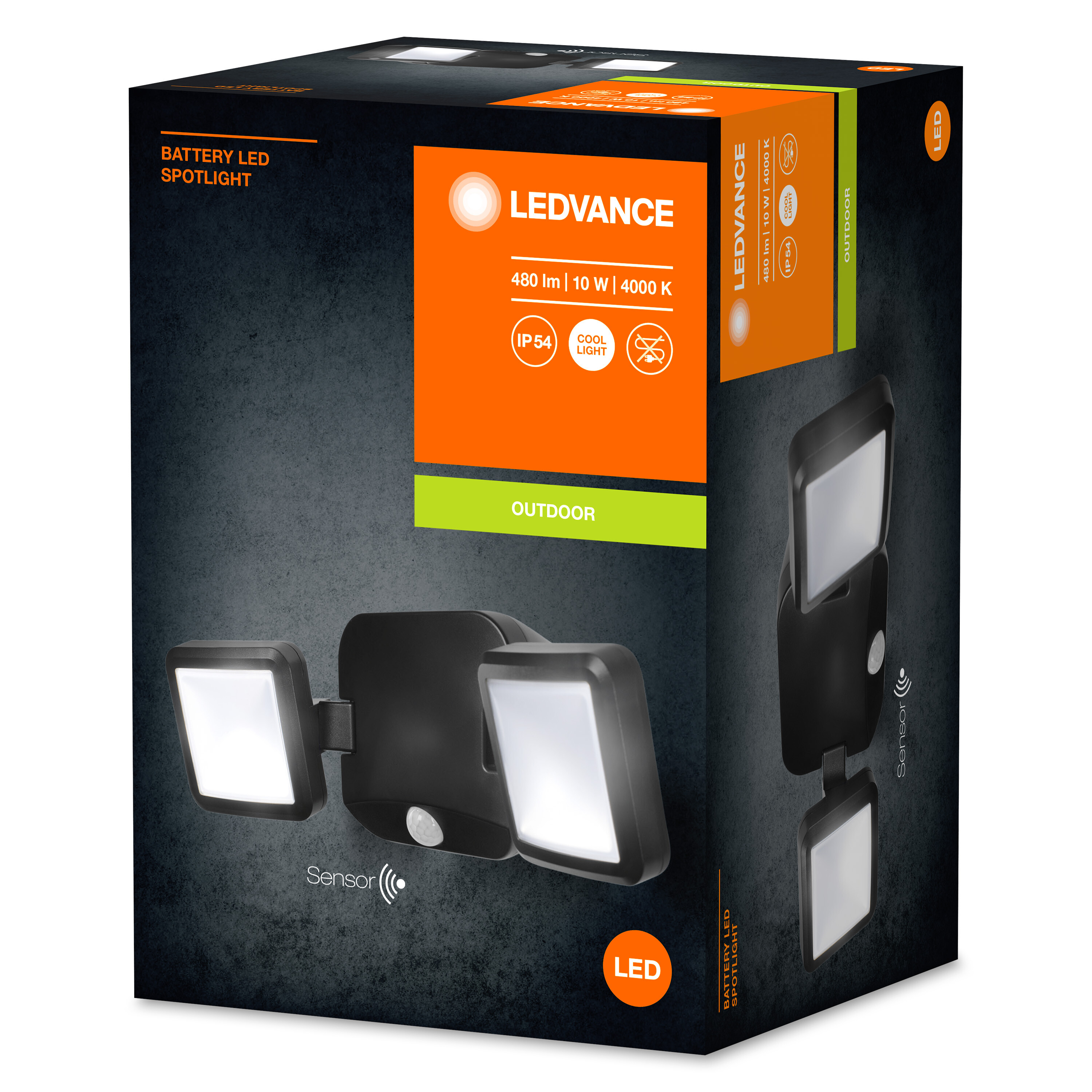 LED Double Battery Spotlight Außenleuchte LEDVANCE