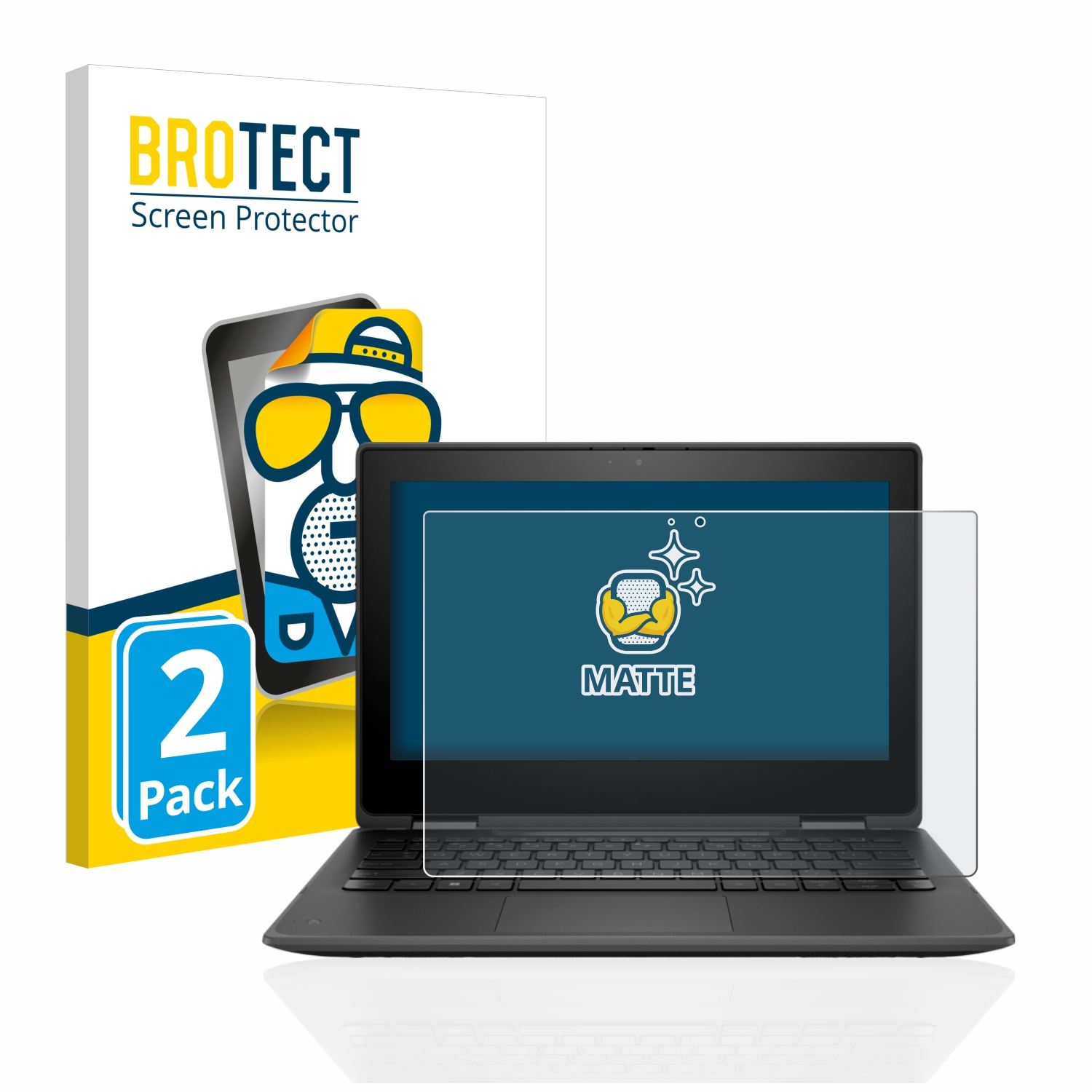 HP BROTECT Fortis 11 2x matte Schutzfolie(für G10) X360 Pro