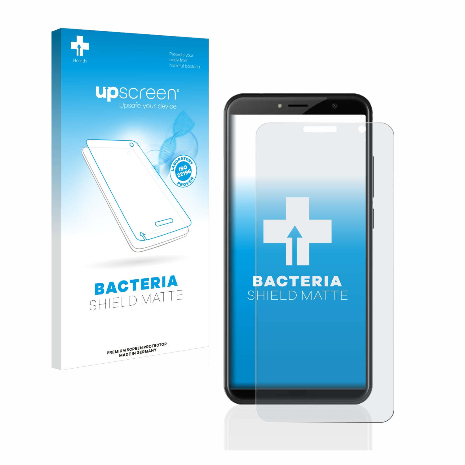 UPSCREEN antibakteriell entspiegelt matte Schutzfolie(für Panasonic Eluga Ray 550)
