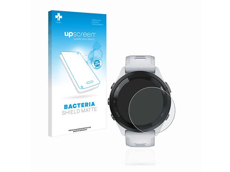 UPSCREEN antibakteriell entspiegelt matte Schutzfolie(für Garmin Forerunner 265 (46 mm))
