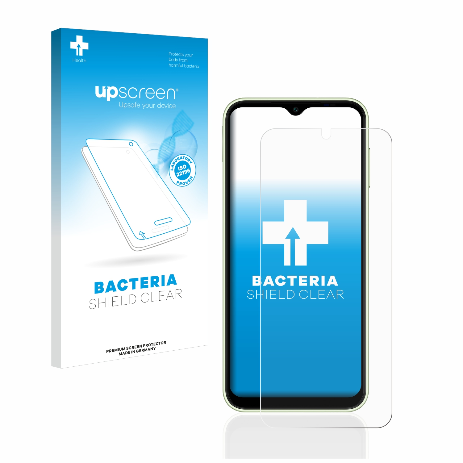 UPSCREEN Galaxy klare 4G) antibakteriell A14 Schutzfolie(für Samsung