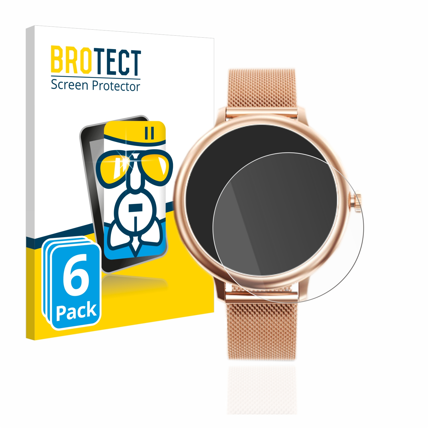 Naixues BROTECT Schutzfolie(für klare Smartwatch 1.08\