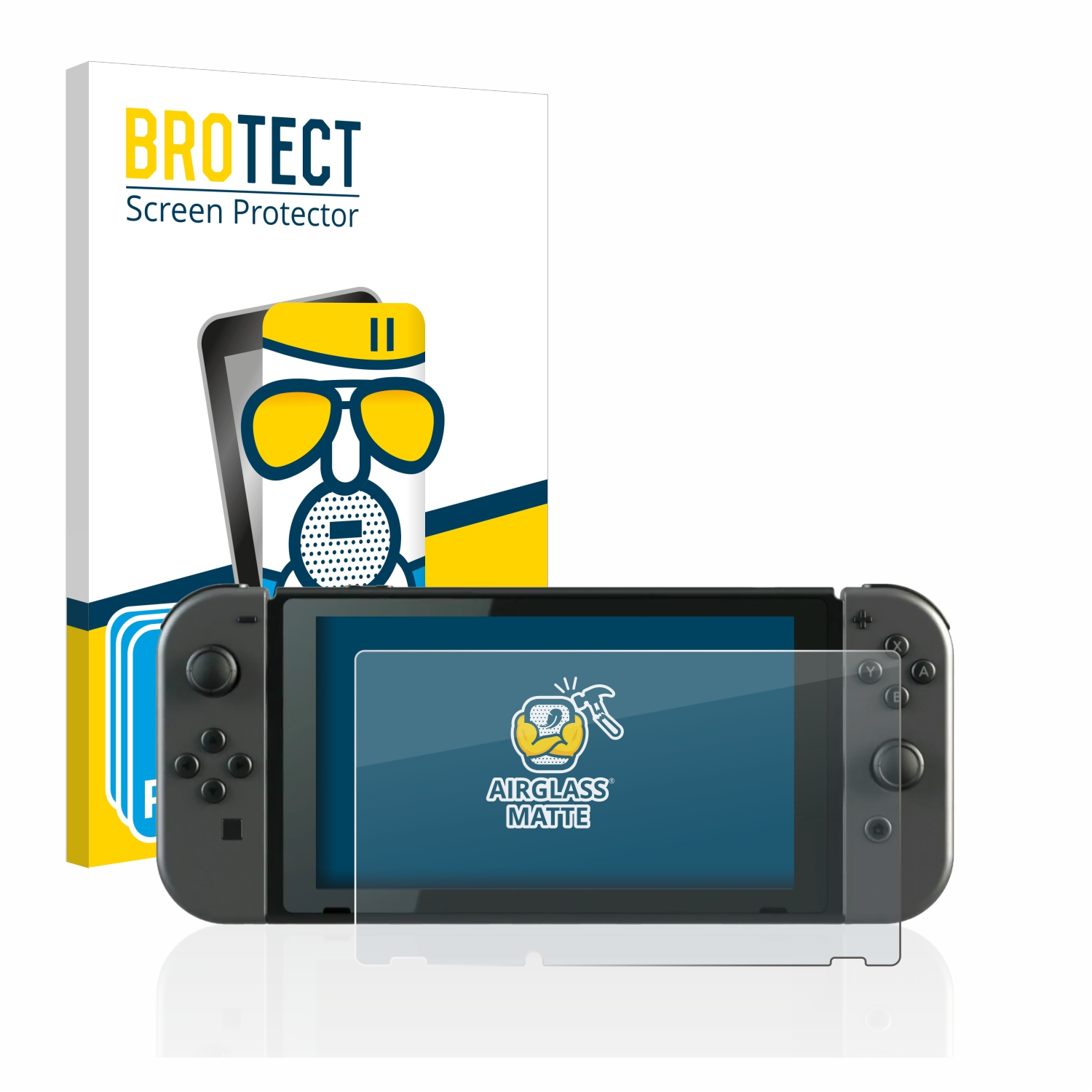 BROTECT 3x Airglass Nintendo matte Schutzfolie(für Switch)