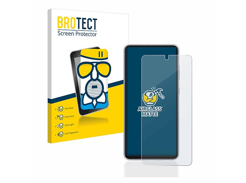 BROTECT Airglass matte Schutzfolie(für Samsung Galaxy S21 FE 5G)