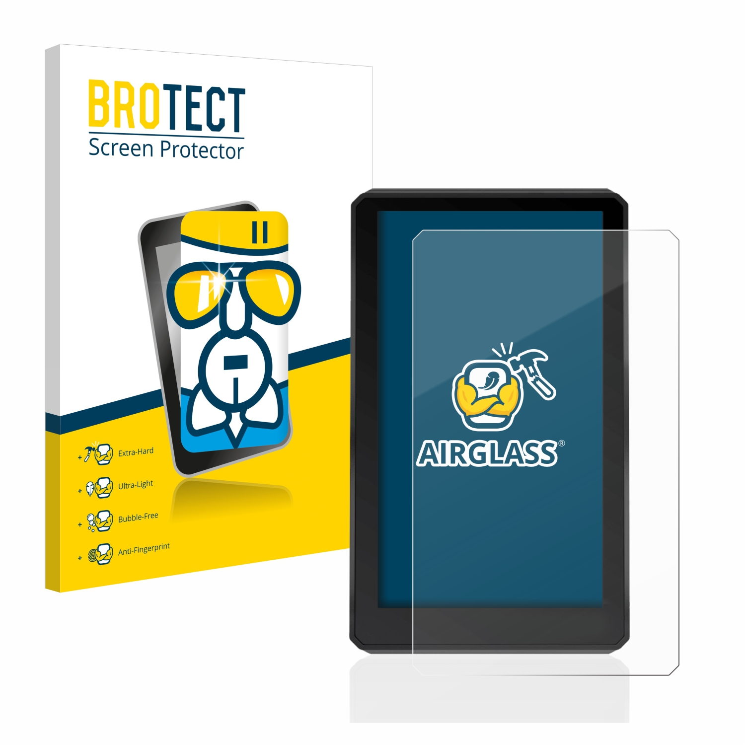 BROTECT Airglass klare Schutzfolie(für Garmin XT) zumo