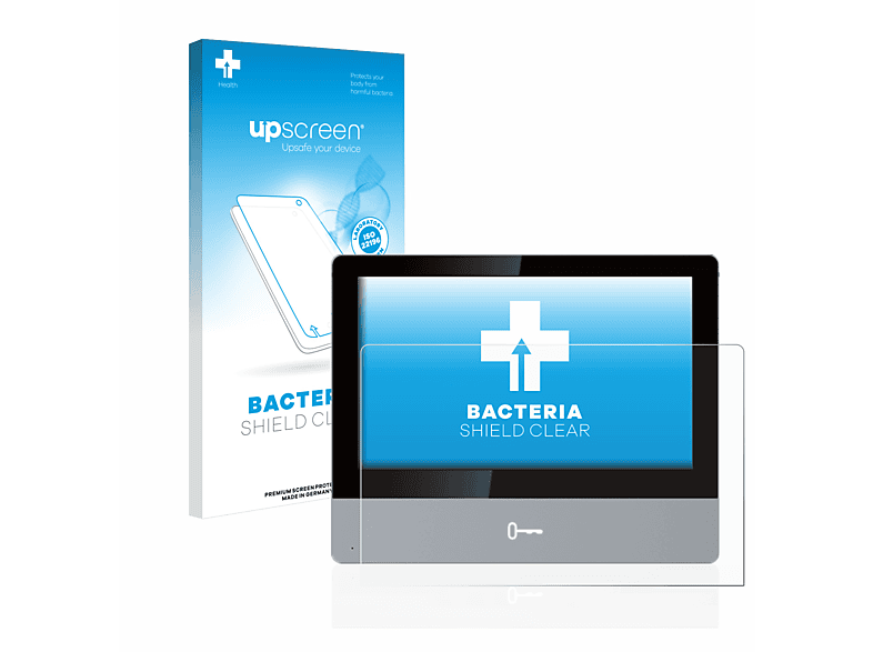 Schutzfolie(für Hikvision DS-KH8350-WTE1 Innenstation) klare antibakteriell UPSCREEN