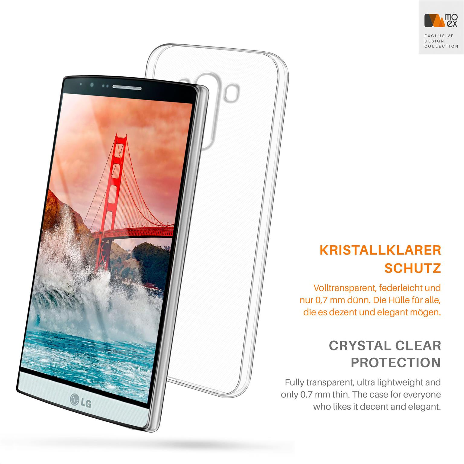 G3, Case, MOEX Crystal-Clear Backcover, Aero LG,