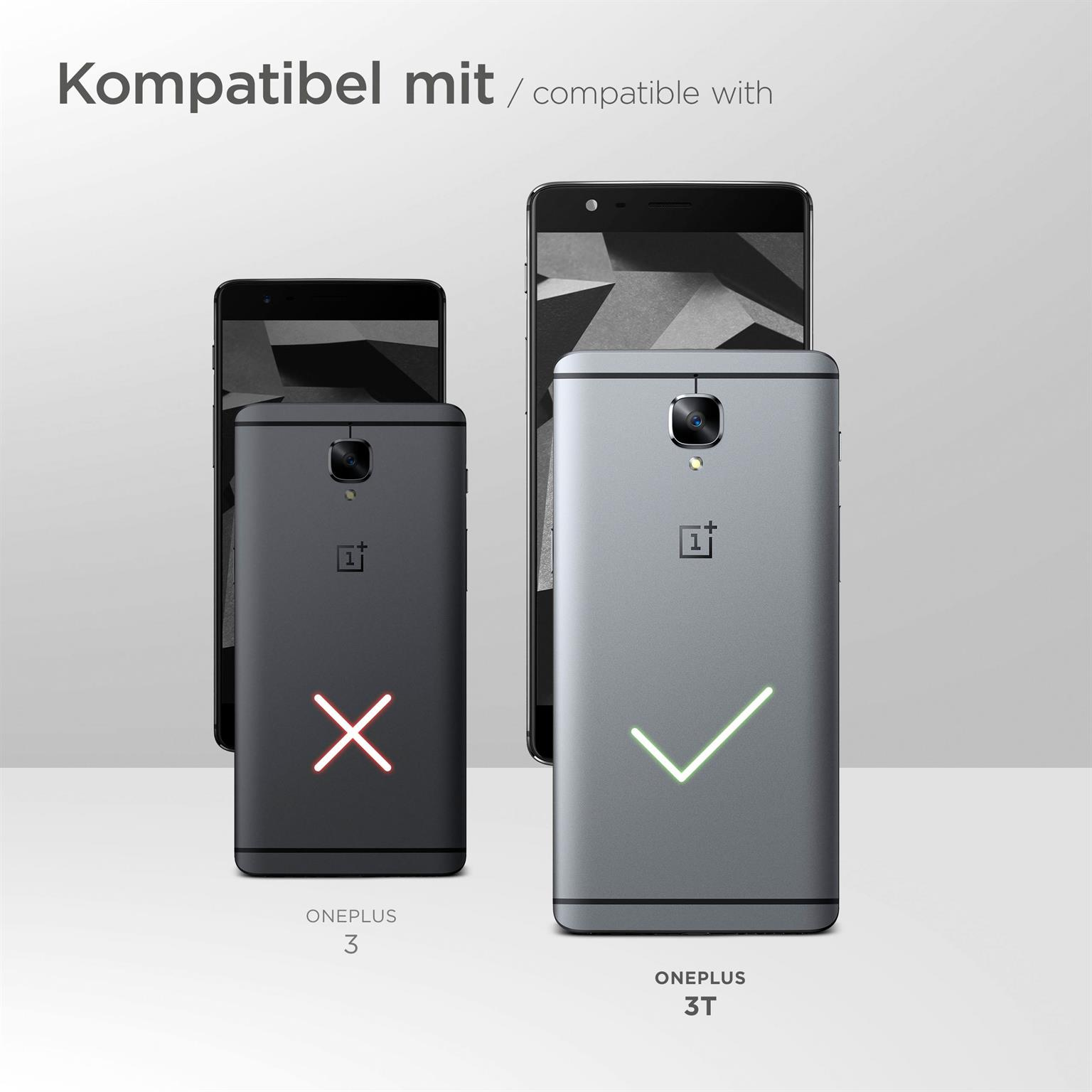 MOEX Flip OnePlus, Flip Deep-Black Case, 3T, Cover,