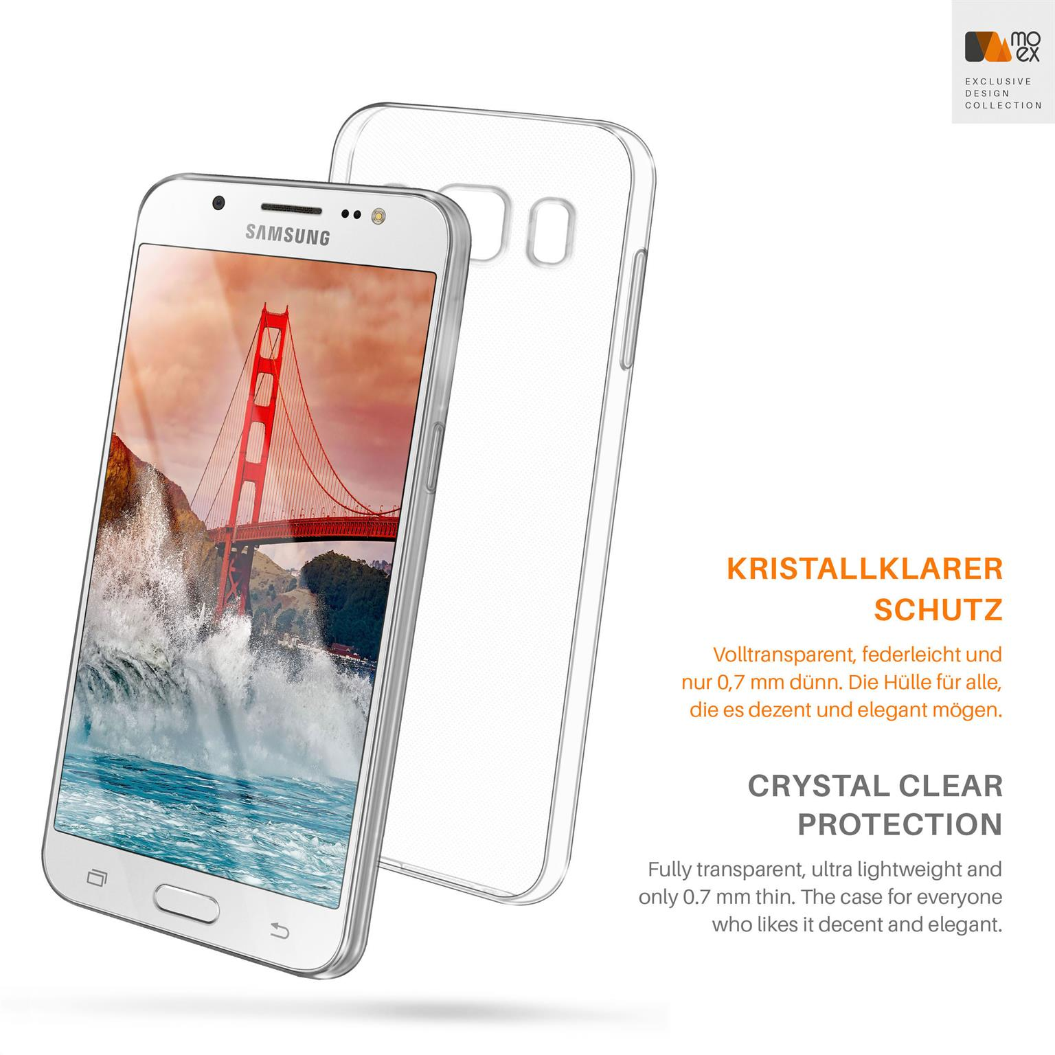 Samsung, J5 Aero (2016), Galaxy Case, Backcover, MOEX Crystal-Clear