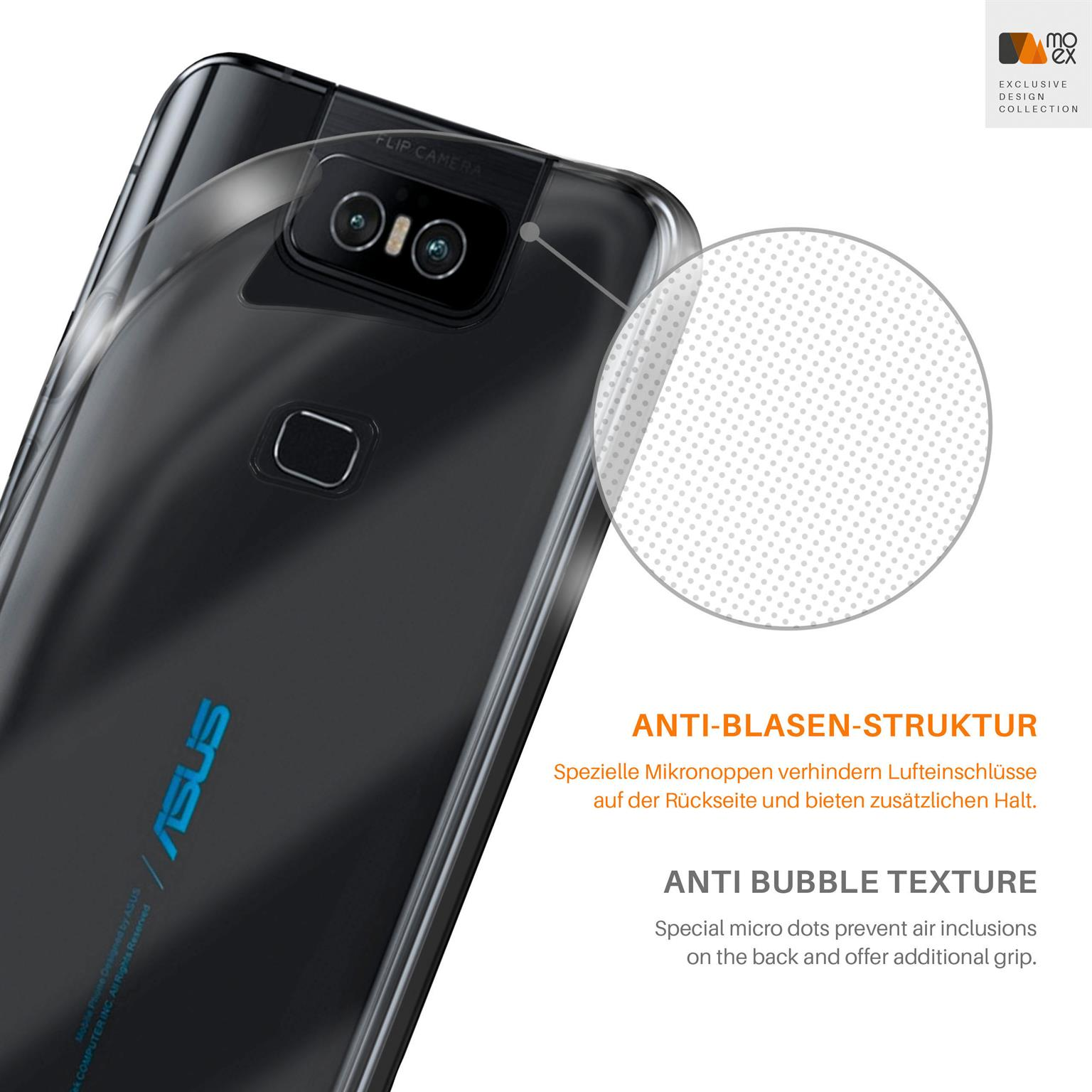 MOEX Aero Case, Backcover, Crystal-Clear Zenfone ASUS, 6 (2019), Asus