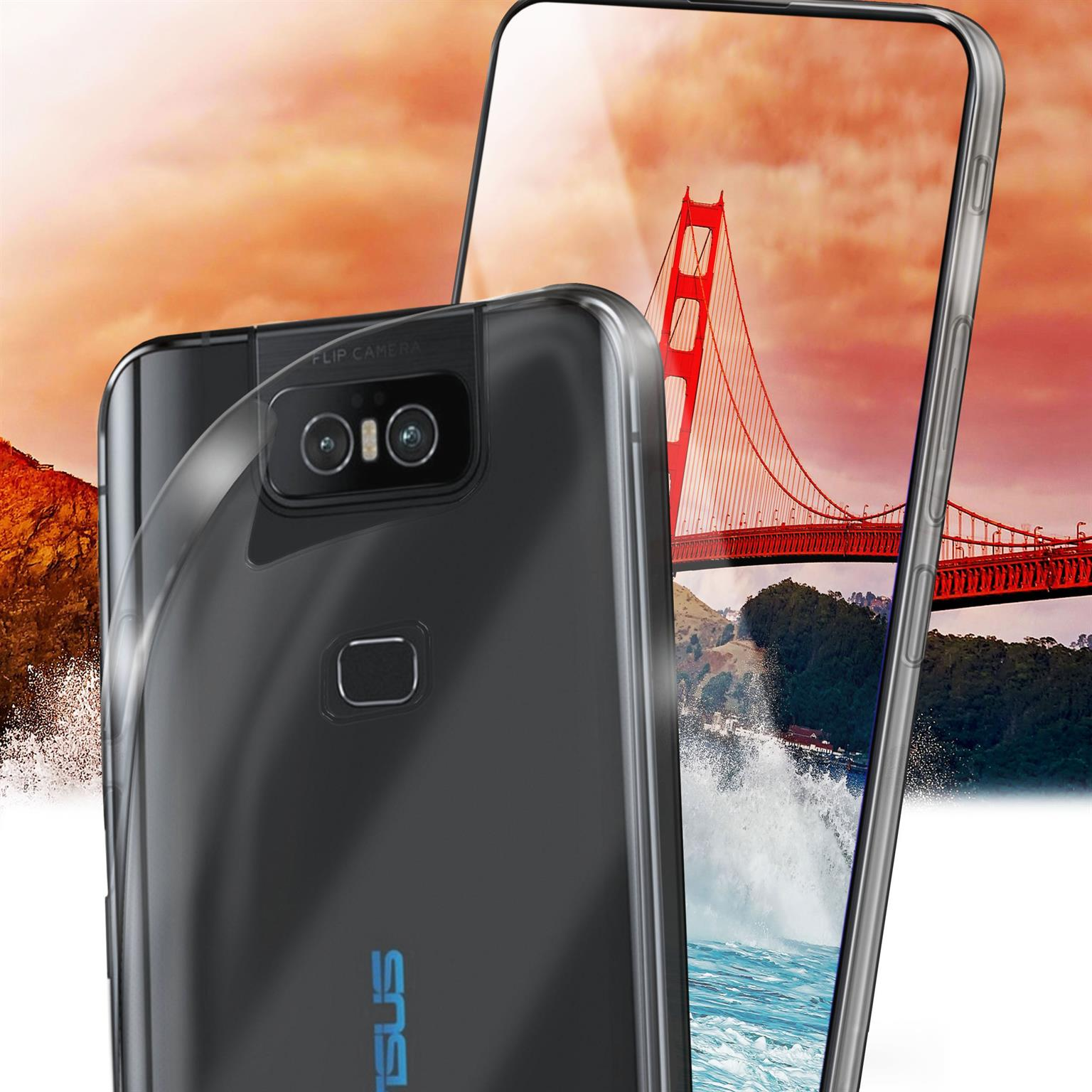 MOEX Aero Case, Backcover, ASUS, (2019), Zenfone 6 Asus Crystal-Clear