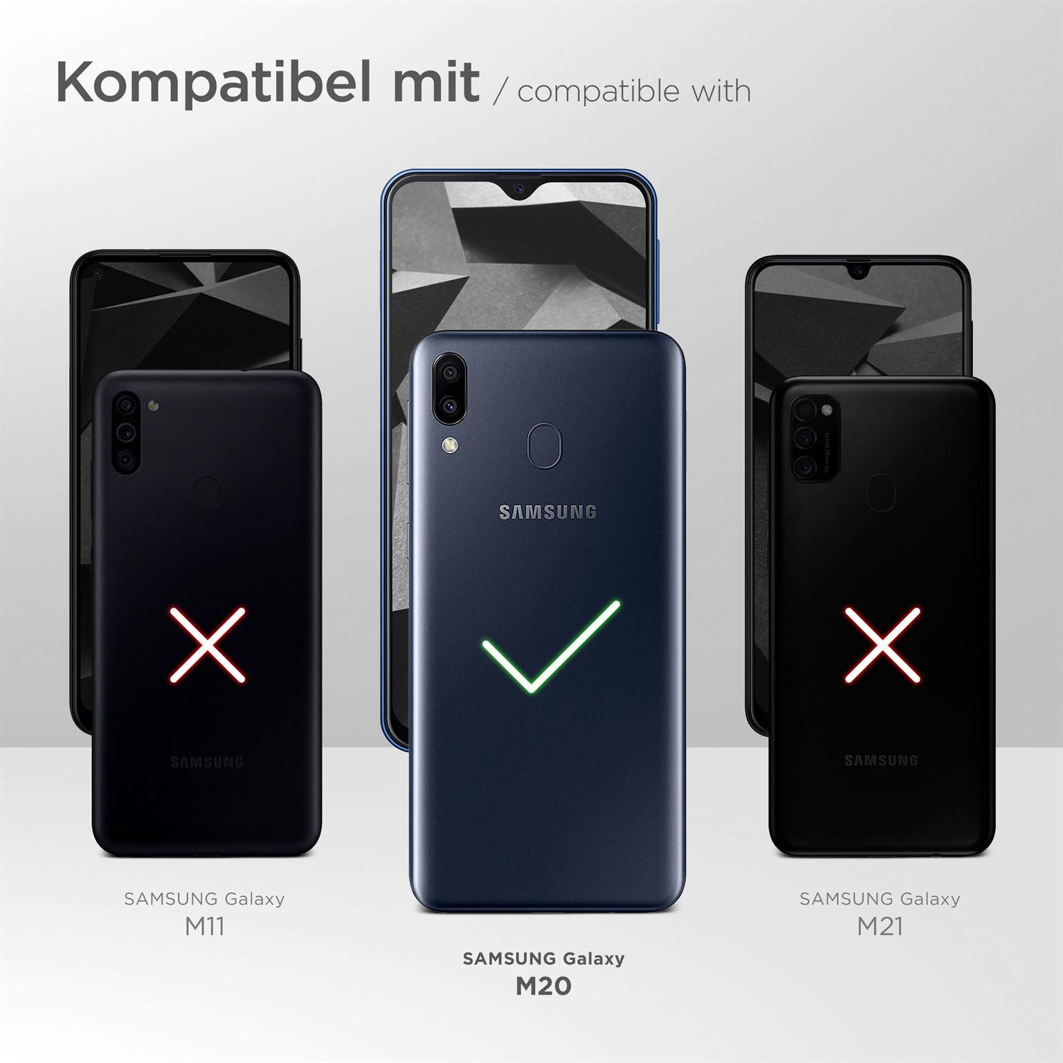 MOEX Galaxy Mint Samsung, Handykette, Backcover, M20, Türkis
