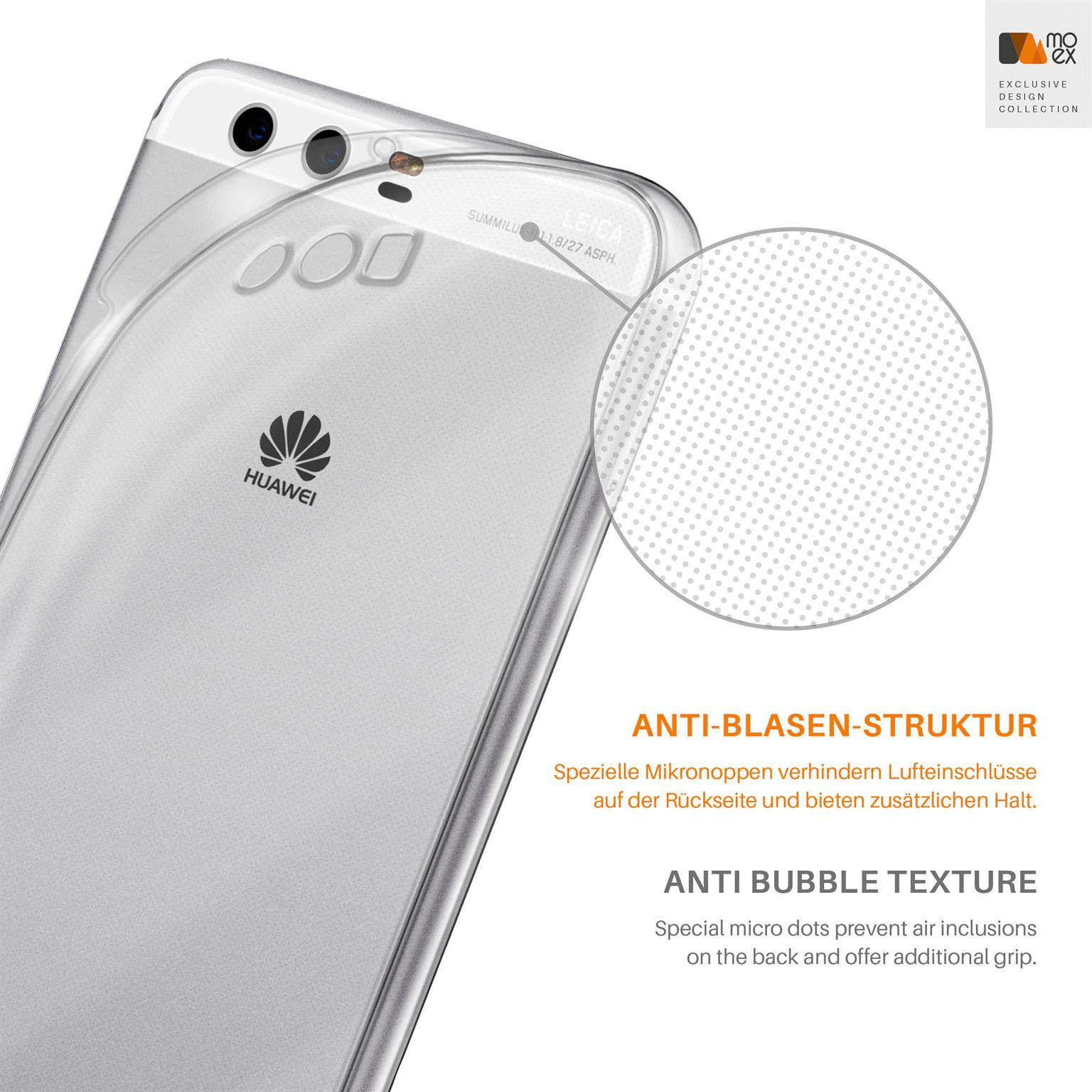 Crystal-Clear MOEX P10, Backcover, Aero Huawei, Case,