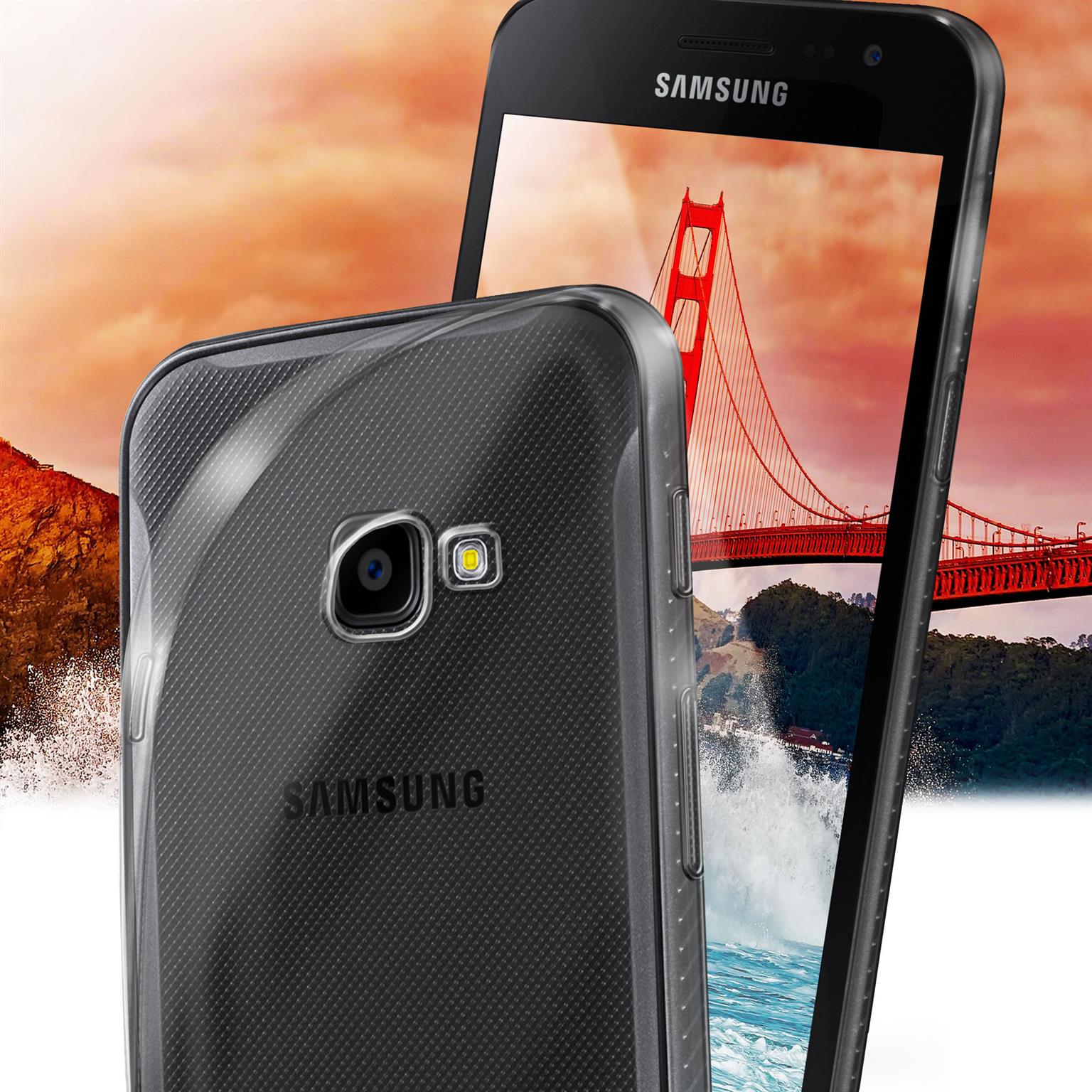 4, Case, Backcover, Crystal-Clear Galaxy Xcover Aero Samsung, MOEX
