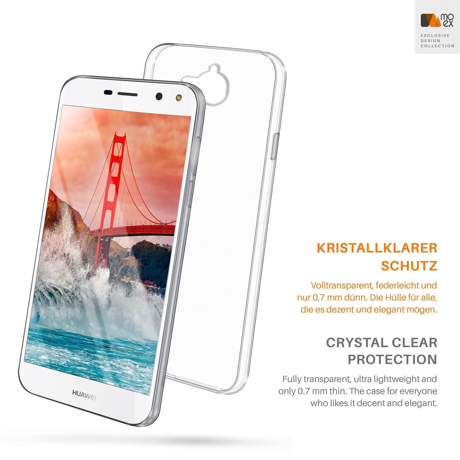 MOEX Crystal-Clear Y6 (2017), Backcover, Case, Aero Huawei,
